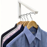 Foldable Wall Mount Retractable Clothes Drying Rack